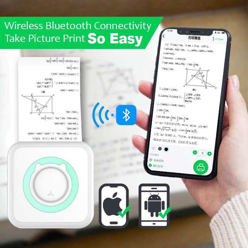 Bluetooth Compatible Pocket Printer