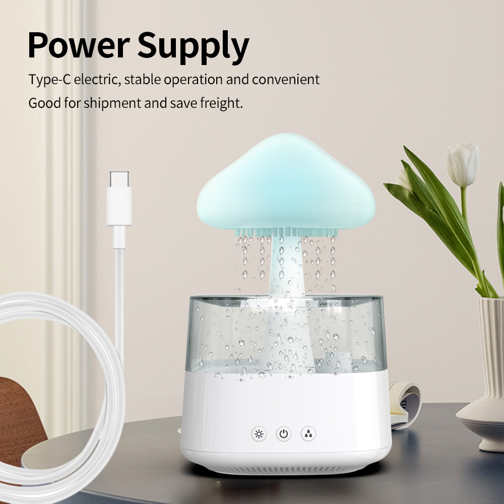 OIl Diffuser with REAL Rain Effect ASMR